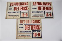 (3) 1957 Gordon Dietterick Pennsylvania Campaign