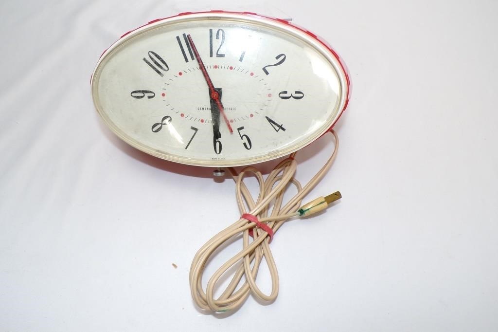 Oval General Electric Wall Clock