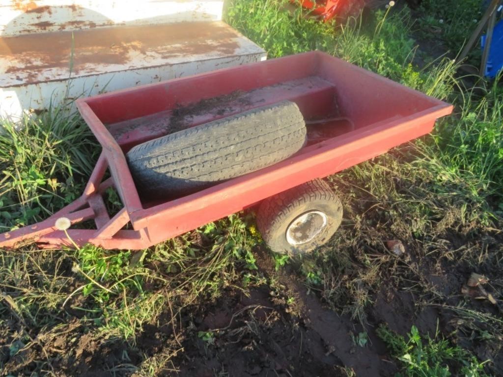 Lawn Cart (Missing Wheel & Tires)