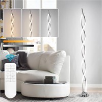 ADISUN 31W Modern Floor Lamp  LED Spiral Floor