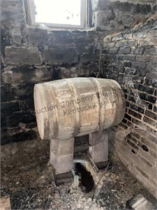 Large barrel that was used to make and storage
