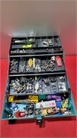 Big collection of slot car parts