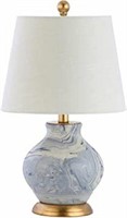 JONATHAN T HOLY 20.5 INCH MARBLE LED TABLE LAMP