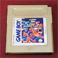 Double Dribble 5-On-5 Gameboy Cartridge