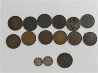 ASS'T CANADIAN LARGE PENNIES, ETC. 1857 - 1941