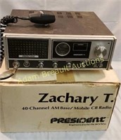Vintage President Zachary T. 40 channel AM
