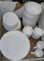 52 pcs tabletops gallery basket-weave dishes - 8