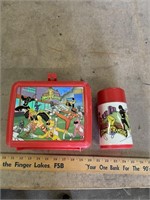 Power rangers lunch box with thermos