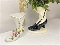 Porcelain Boot Vases