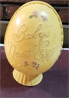Baby's nest egg, vintage coin bank