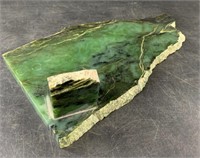 Beautiful jade stand/ slab about 9" long