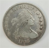 1798 HERALDIC EAGLE SILVER DOLLAR
