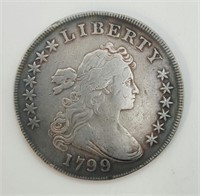 1799 HERALDIC EAGLE SILVER DOLLAR
