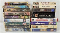 Box Of Vhs Tapes, Mulan, Free Willy & More