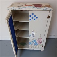 HAND PAINTED GARDENING CABINET