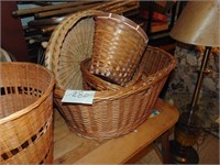 Large Lot of wicker baskets