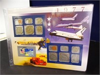 1977 Coin/Stamp Set