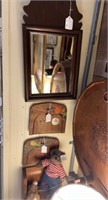 Crafted Mirror, Boyds Bear, Wall Shelf, Plaques