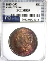 1883-O/O VAM 4 Top 100 Morgan PCI MS65 Nice Color