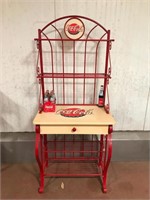 Coca-Cola Baker's Rack 29"x18" and 70" tall