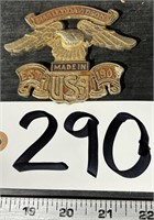 Brass Harley-Davidson Eagle Emblem