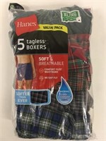 Hanes 5 Pack Size XL Boxers