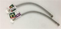 2 New Fluidmaster 20" Toilet Water Connectors