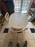 Small kitchen table and 4 chairs.