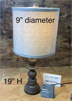 Wood Base Table Lamp