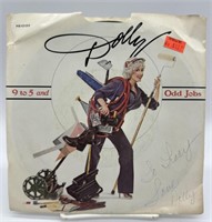 Signed  Dolly Parton 9 to 5 45 Record