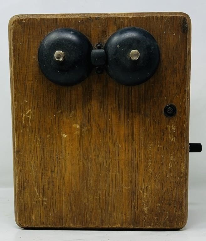 Antique Wooden Phone Box