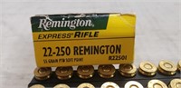20 Rounds 22-250 Remington Ammo