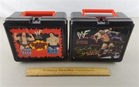 2ct WWF Wrestling Lunch Boxes Stone Cold Rock