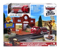 Disney Cars Red Fire Station Playset
