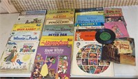 Lot of Vinyl Records Children's Disney