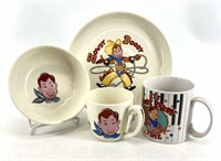 Howdy Doody Children’s Dinnerware Taylor Smith