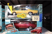 Die Cast Cars '66 Pontiac & '51 Mercury