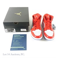 2021 Air Jordan 1 Mid SE Barcelona (Sz 8.5) (COA)