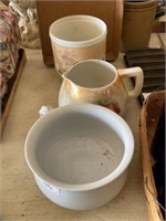 Alfred Meakin Ironstone Chamber Pot & More