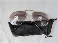 Authentic Prada Aviator Sunglasses