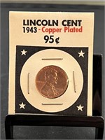 1943 Lincoln Cent - Copper Plated
