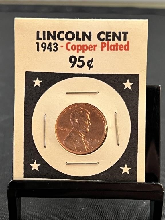 1943 Lincoln Cent - Copper Plated