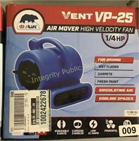 B-Air High Velocity Fan 1/4HP $115 Retail