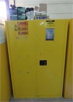 Uline Flammable Liquid Storage Cabinet w/Contents