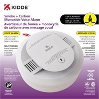 Hardwired Smoke & Carbon Monoxide Voice Alarm