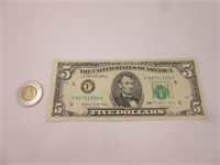 Billet 5$ USA 1988