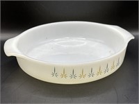 9” Fire King Candle Glow Casserole