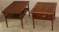 2pc Lane 2 tier Mid Century Modern End Tables