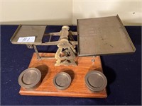 Brass Plate Postal Scales
