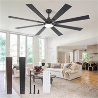 72 inch Large Ceiling Fans with Lights and Remote